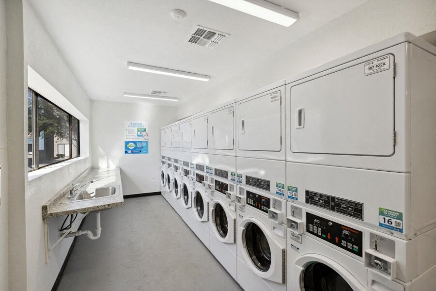Laundry center at Catalina Ridge
