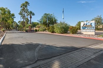 Property signage at entry
