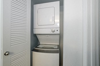 In home stacked Washer/Dryer unit. - Photo Gallery 4
