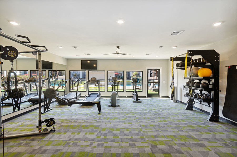Fitness center at Cobblestone, Arlington, TX, 76011