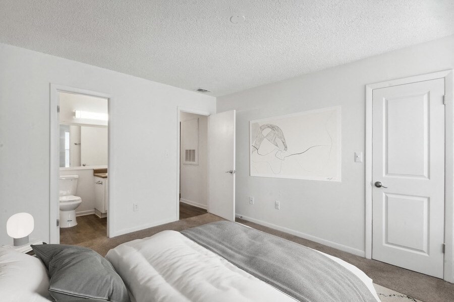 Model primary bedroom