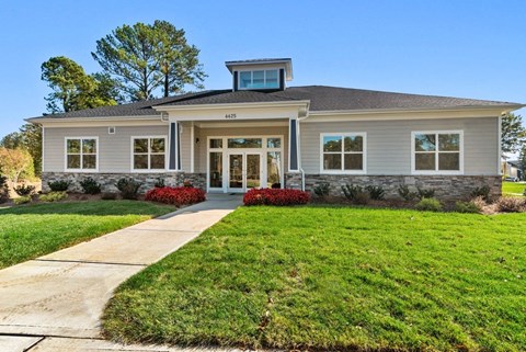 Building exterior and landscaping