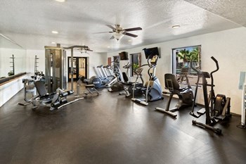 Fitness center with state-of-the-art machines