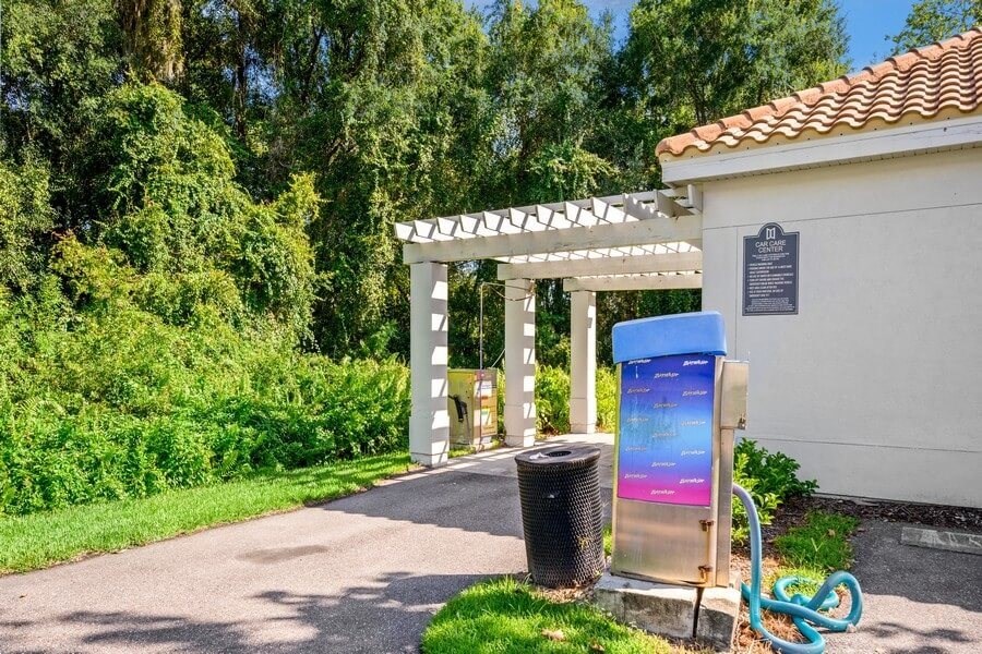 Community clubhouse entrance