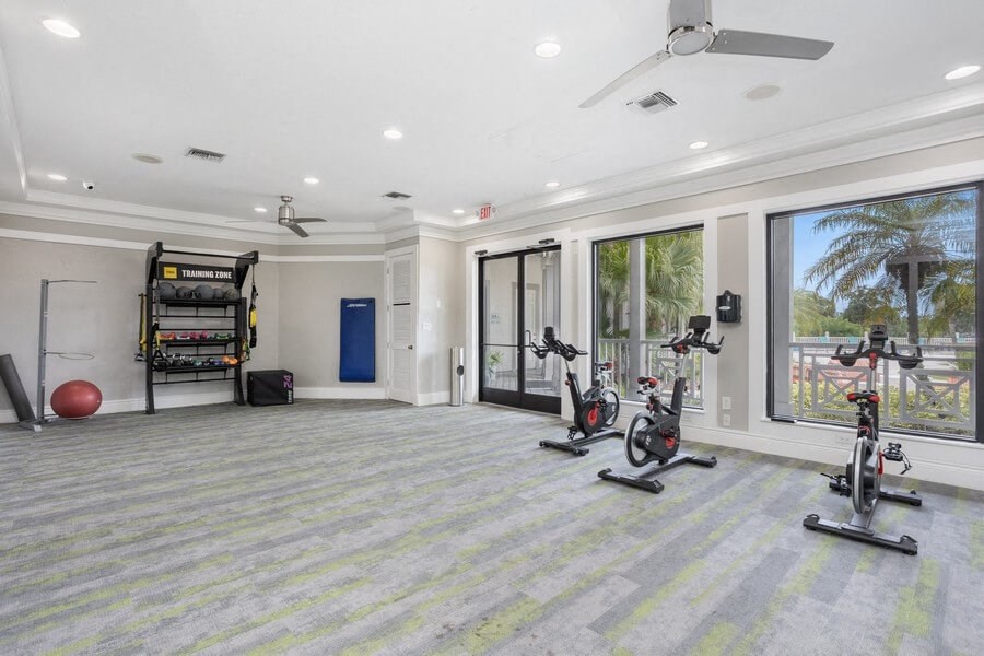 Fitness Center with state-of-the-art equipment