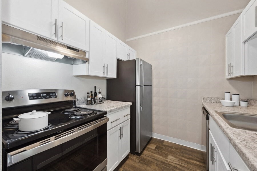 Model apartment kitchen at Verona Park, Arizona