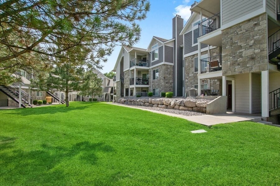 Apartment exterior and landscape