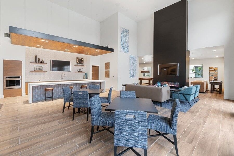 Resident lounge area