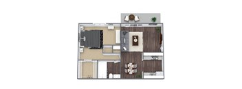 1x1 Floor Plan