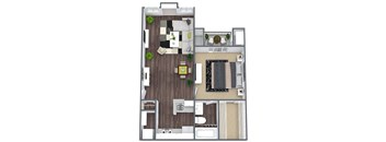 1-bedroom floor