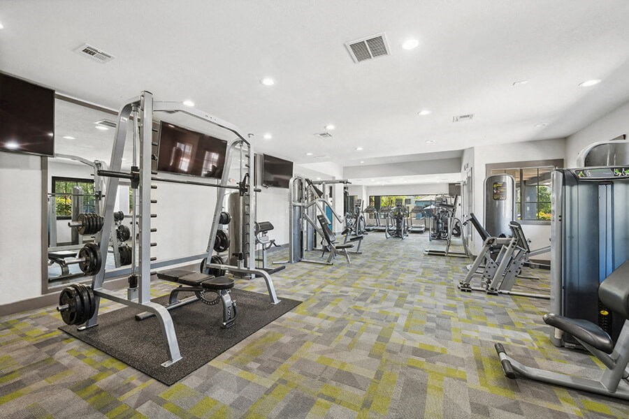Community Fitness Center with Equipment  at Array South Mountain, Phoenix, Arizona