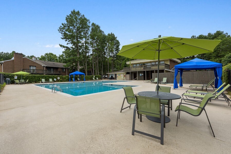 Swimming pool near clubhouse