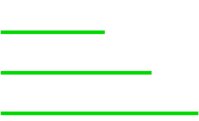 the white words brides property management on a green background