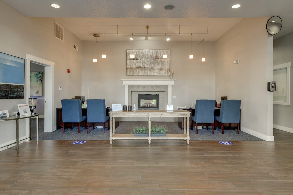 Community Leasing Office at Landings at Morrison Apartments located in Gresham, OR.