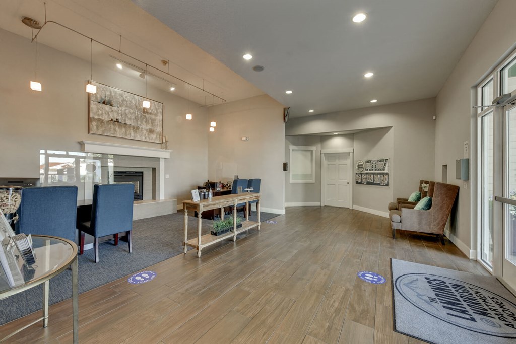 Community Leasing Office at Landings at Morrison Apartments located in Gresham, OR.