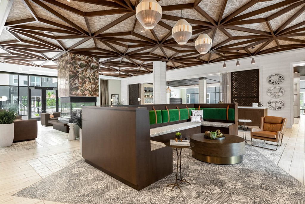 Community area with chairs and tables