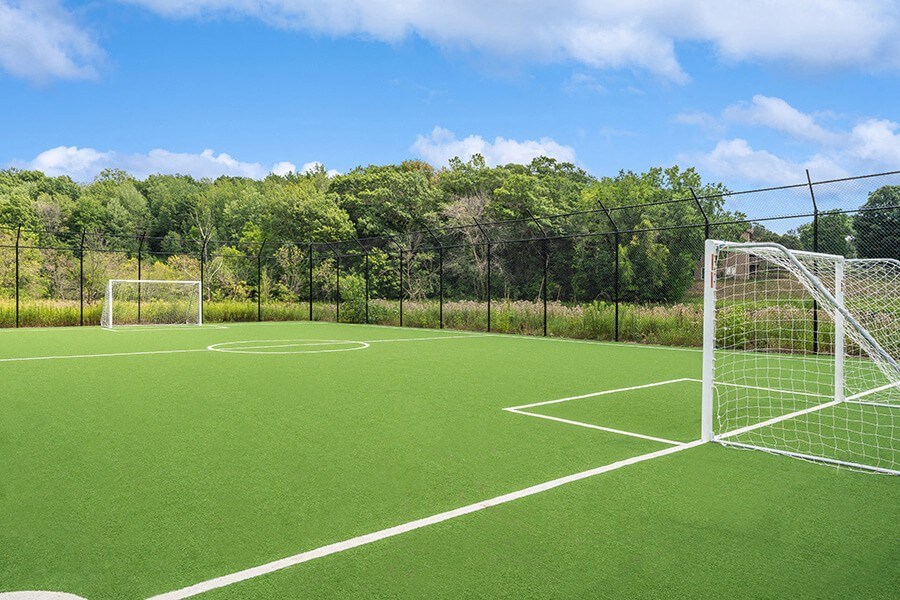Community Soccer Field with Nets at Elevate on Parkway Apartments, Burnsville, MN, 55337 
