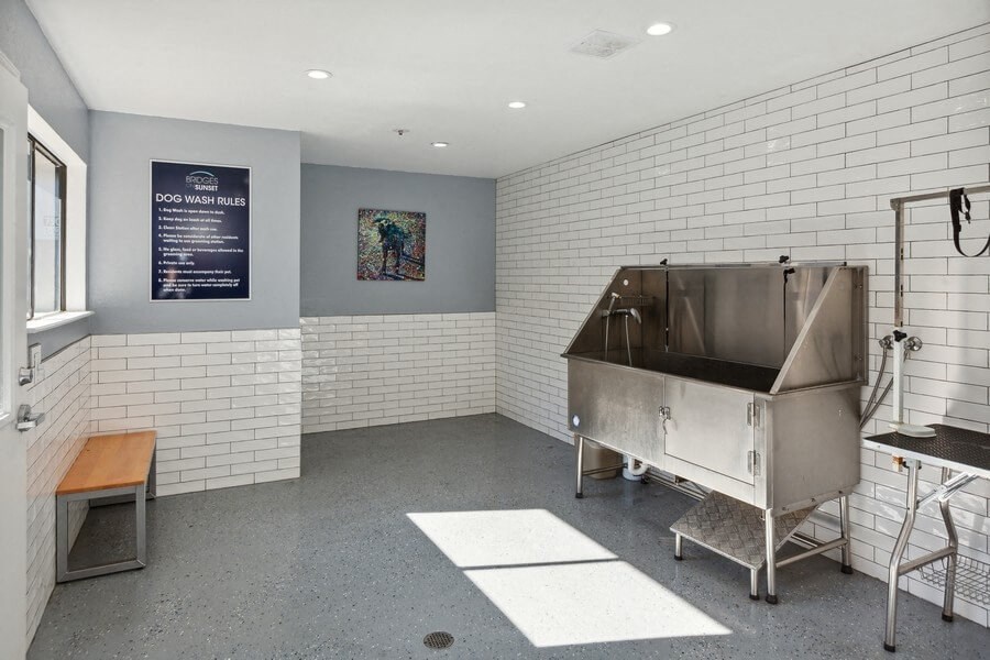 Dog wash room