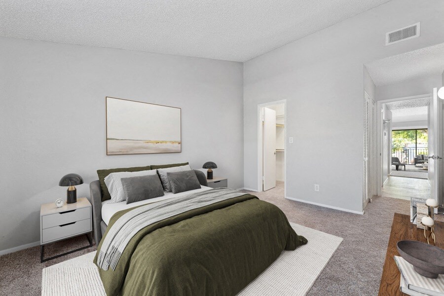 Model apartment bedroom at Verona Park, Arizona, 85210