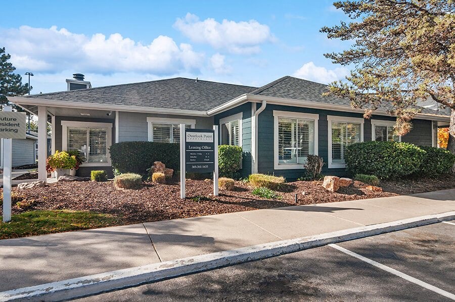 Community Clubhouse and Exterior at Overlook Point Apartments in Salt Lake City, UT.