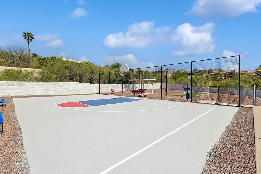 Community Sports Court at Hilands Apartments in Tucson, AZ.