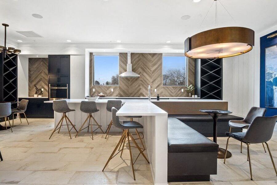 Modern community kitchen area