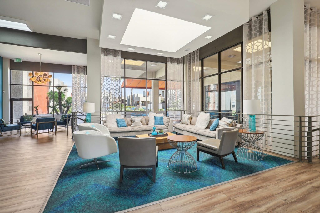 Community Clubhouse at Helix Apartments located in Las Vegas, NV.