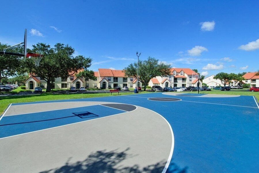 Outdoor sports court