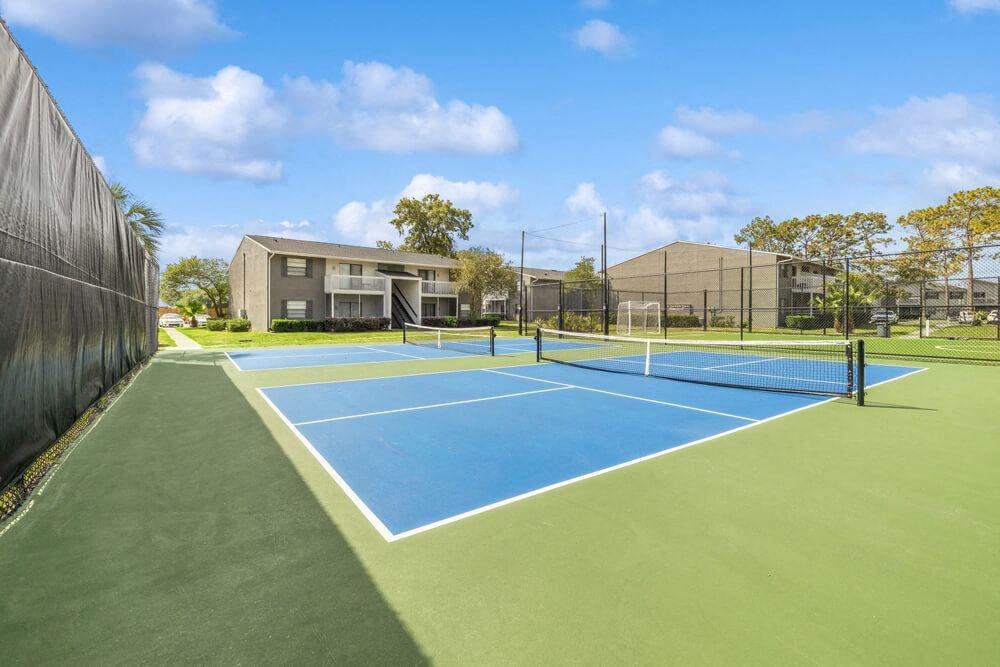 Community tennis courts