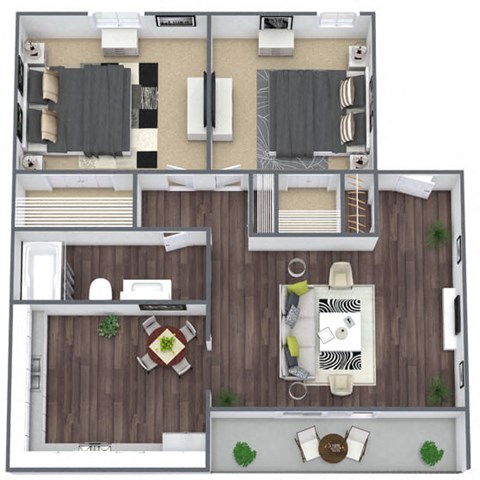 2B Floor Plan