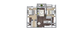 2x2 floor plan