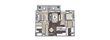 2x2A floor plan