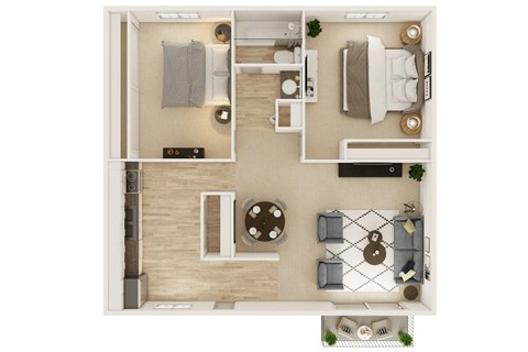 Creekside B Floor Plan