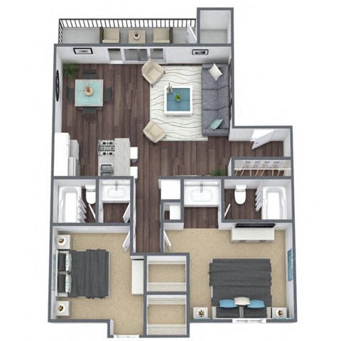 2X2 floor plan image