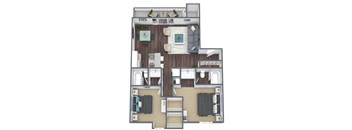2X2-R floor plan image