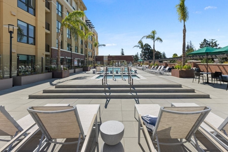 Sundeck with loungers