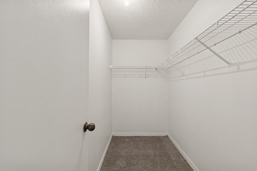 Model closet at Northlake Apartments in Jacksonville, FL