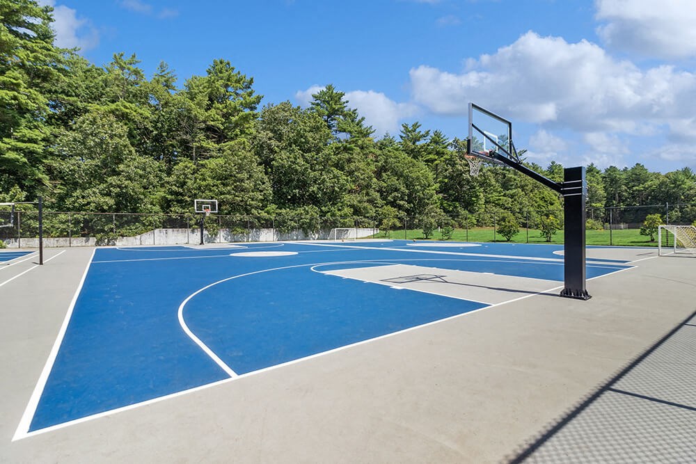 Community basketball court