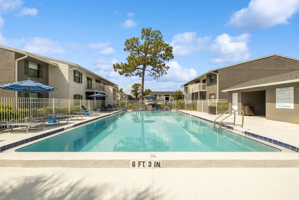 Swimming pool and sun deck