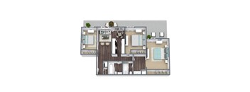 3A 3D floor plan image