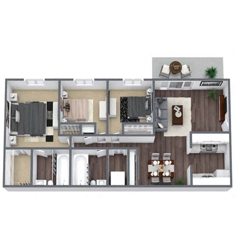 3X2 Floor Plan