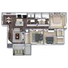3 Bed, 2 Bath Floor Plan (A)