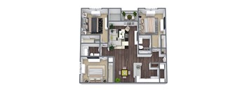 3-bedroom floor plan