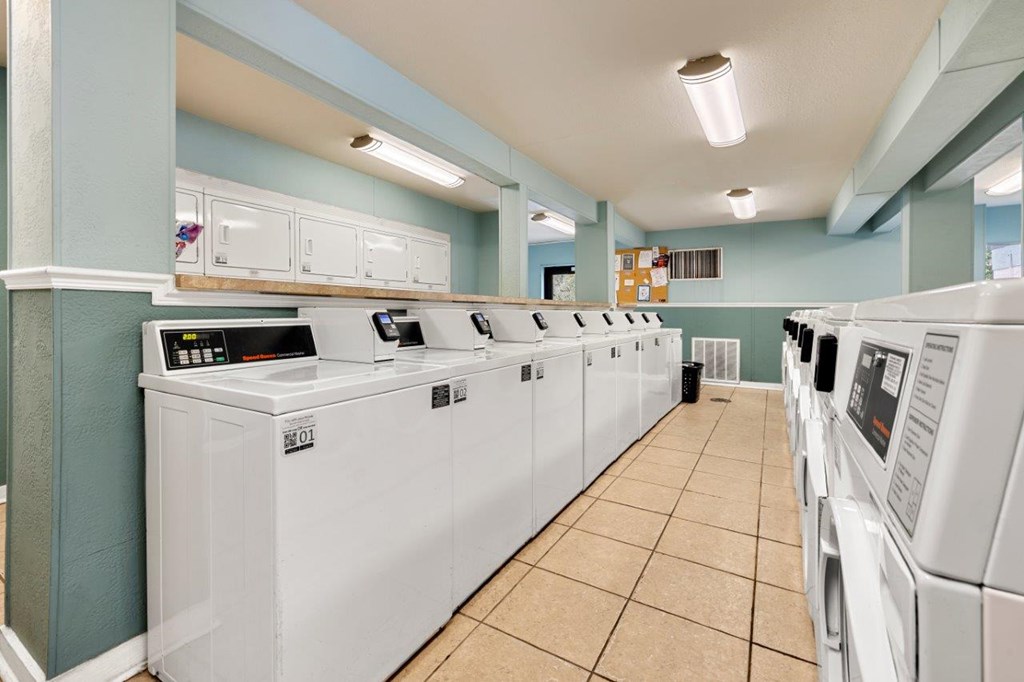Laundry facility at Oasis at Bayside Apartments in Largo, FL