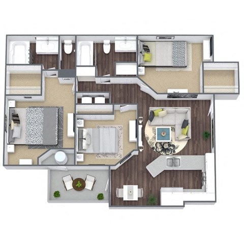 3x2 Floor Plan