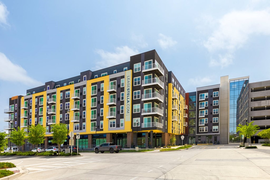 Apartment building exterior