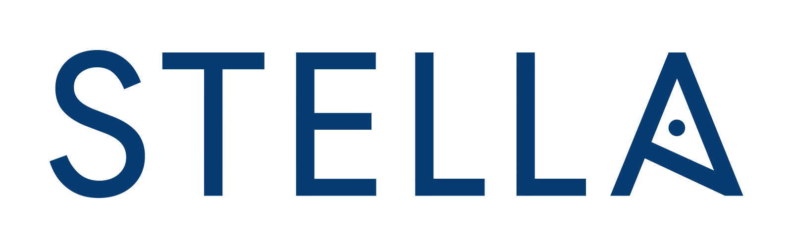The image features the word "STELLA" in blue letters.