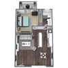 Floor Plan A - 1 Bed, 1 Bath