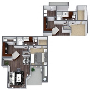A1 3D Floor Plan Image