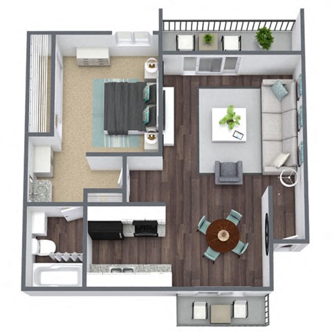 A1 floor plan image